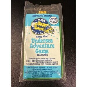 Vintage 1994 Magic School Bus McDonald’s Undersea Adventure Game